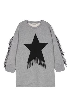 felpa in cotone grigio STELLA McCARTNEY KIDS | TV1D90Z0453809